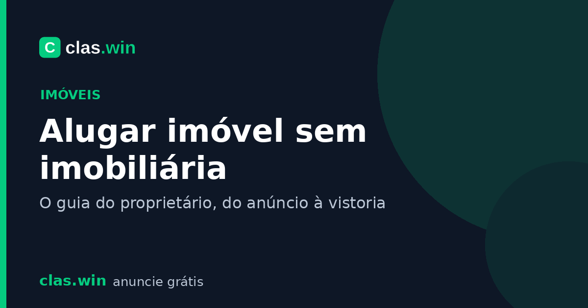 Alugar imóvel sem imobiliária: o guia