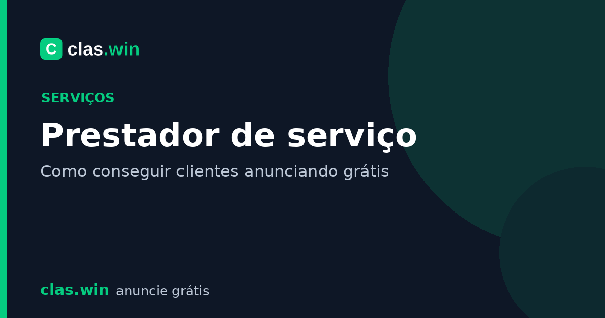 Prestador de serviço: como conseguir clientes